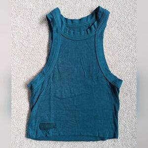 Set Active Ribbed Modal Racer Tank Size Small Mojito
